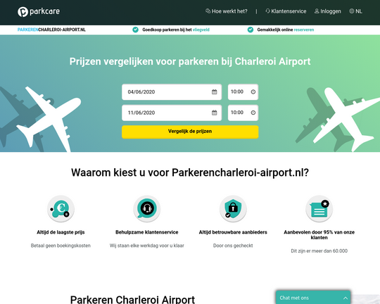 Parkeren Charleroi Airport Logo