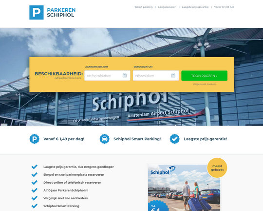 Parkeren Schiphol Logo