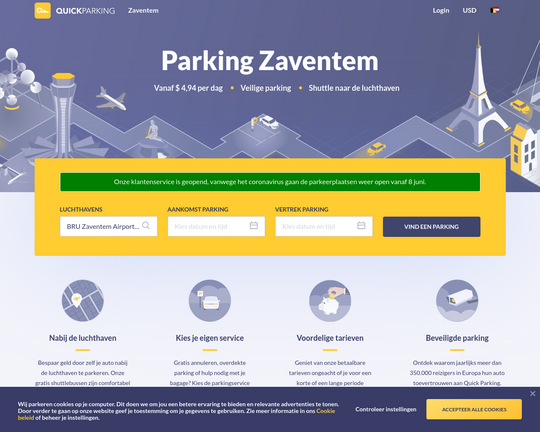 Parking Zaventem Logo