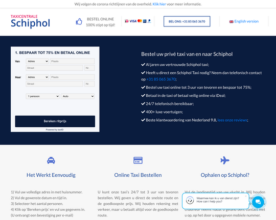 Taxicentrale Schiphol Logo
